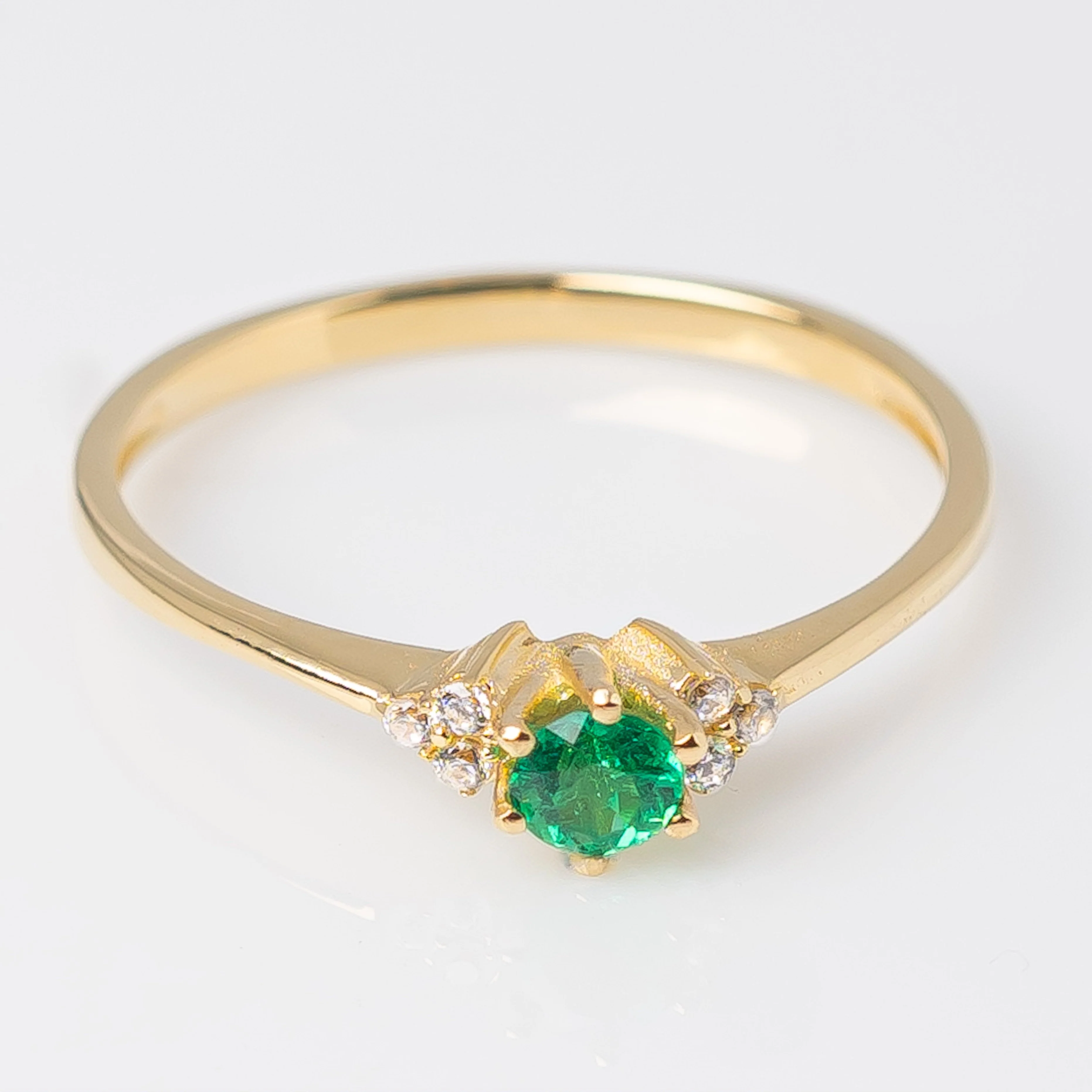 Anillo Esmeralda 0.30ct/Talla 8 1/4 - Image 3