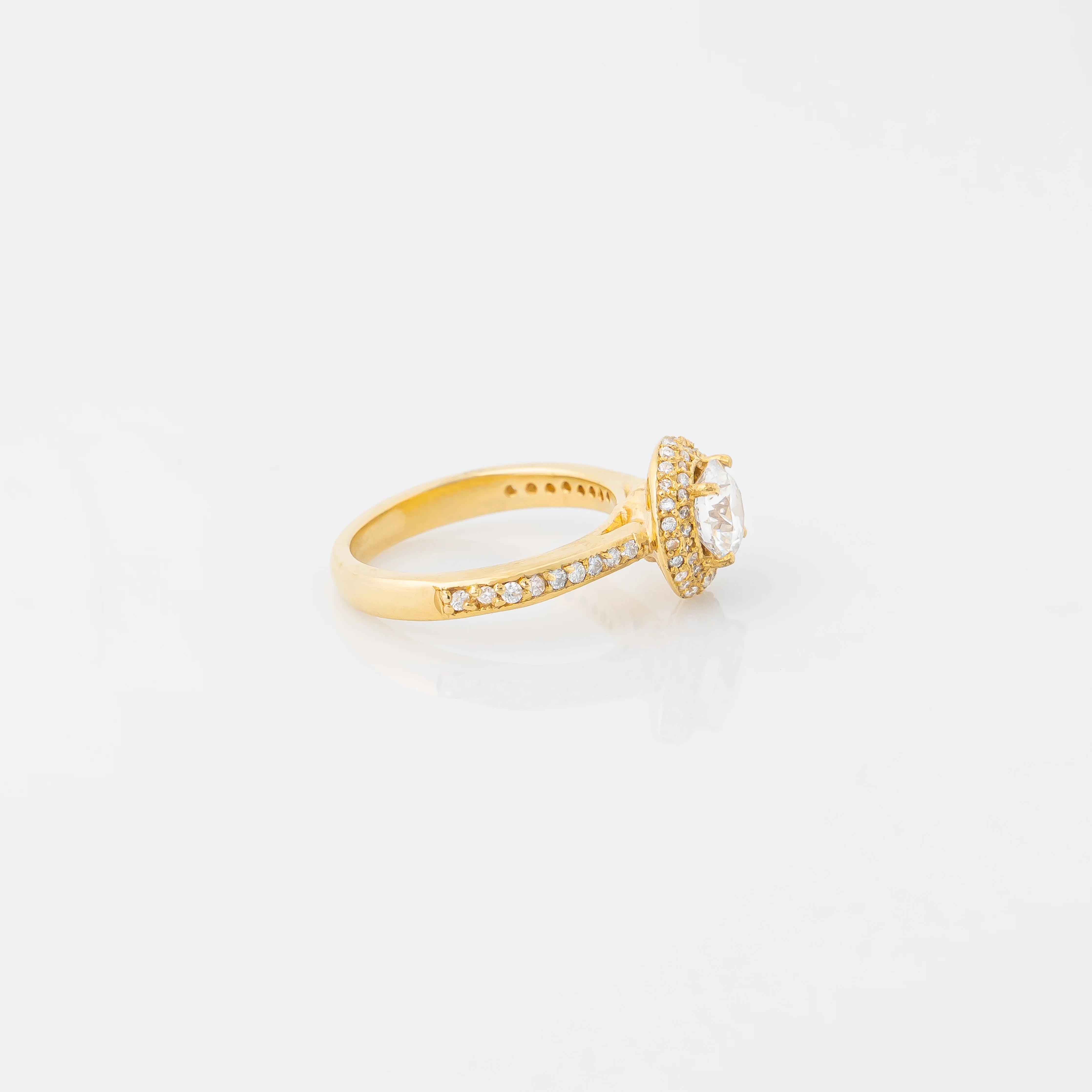 Anillo Diamante Redondo Lab - Image 4