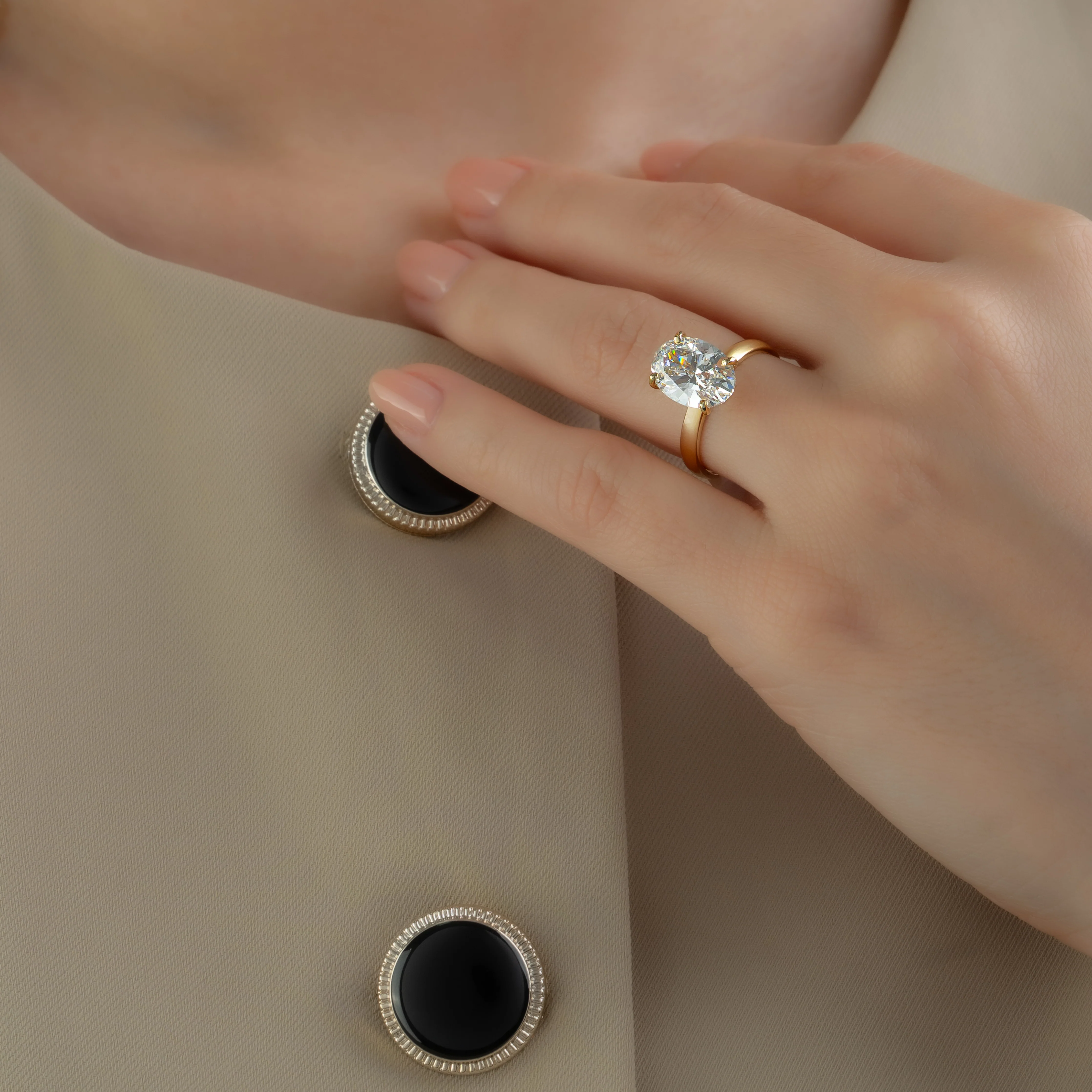 Anillo Diamante Lab Oval 3,70ct - Image 4