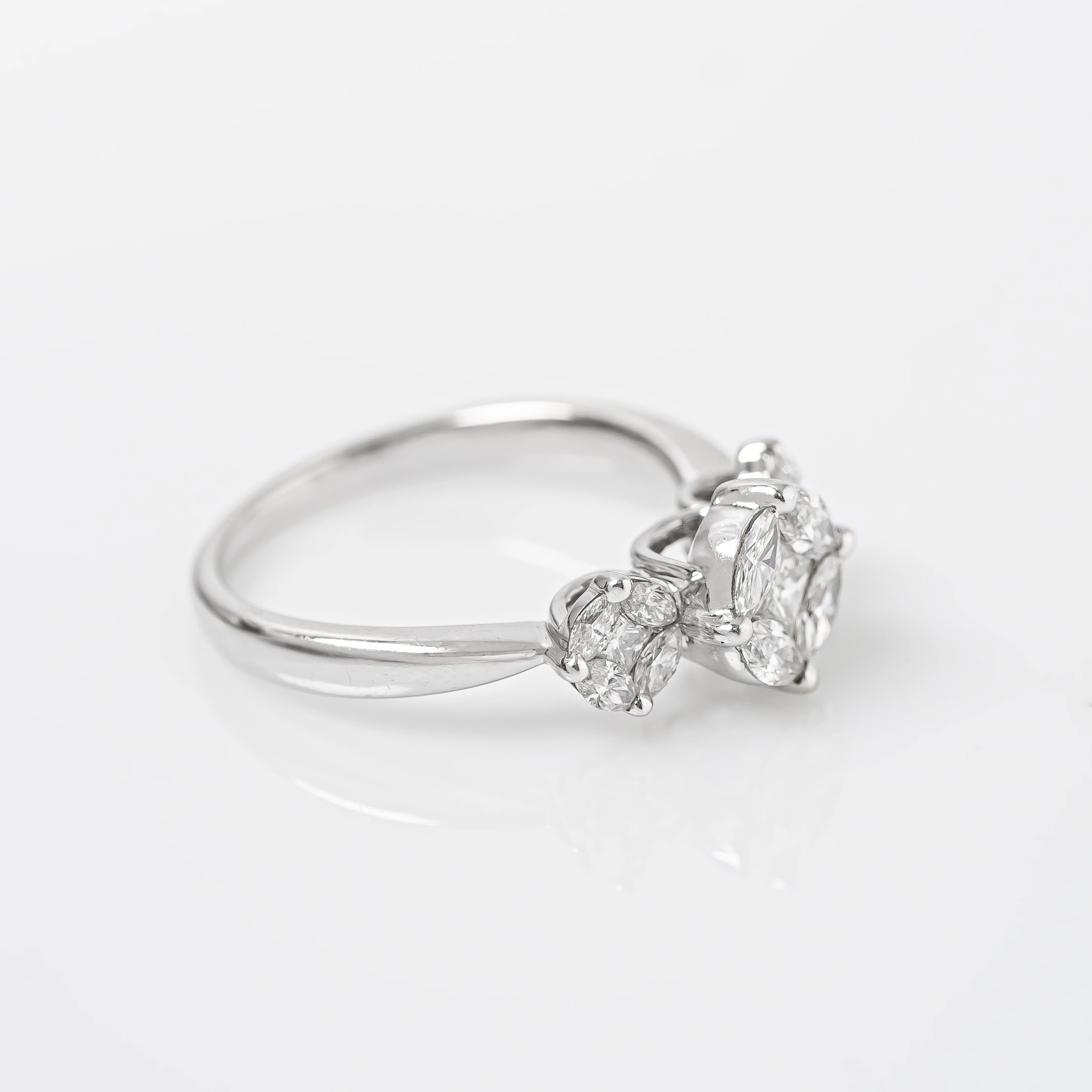 Anillo Rombo Diamante Nat Talla 6 3/4 - Image 3