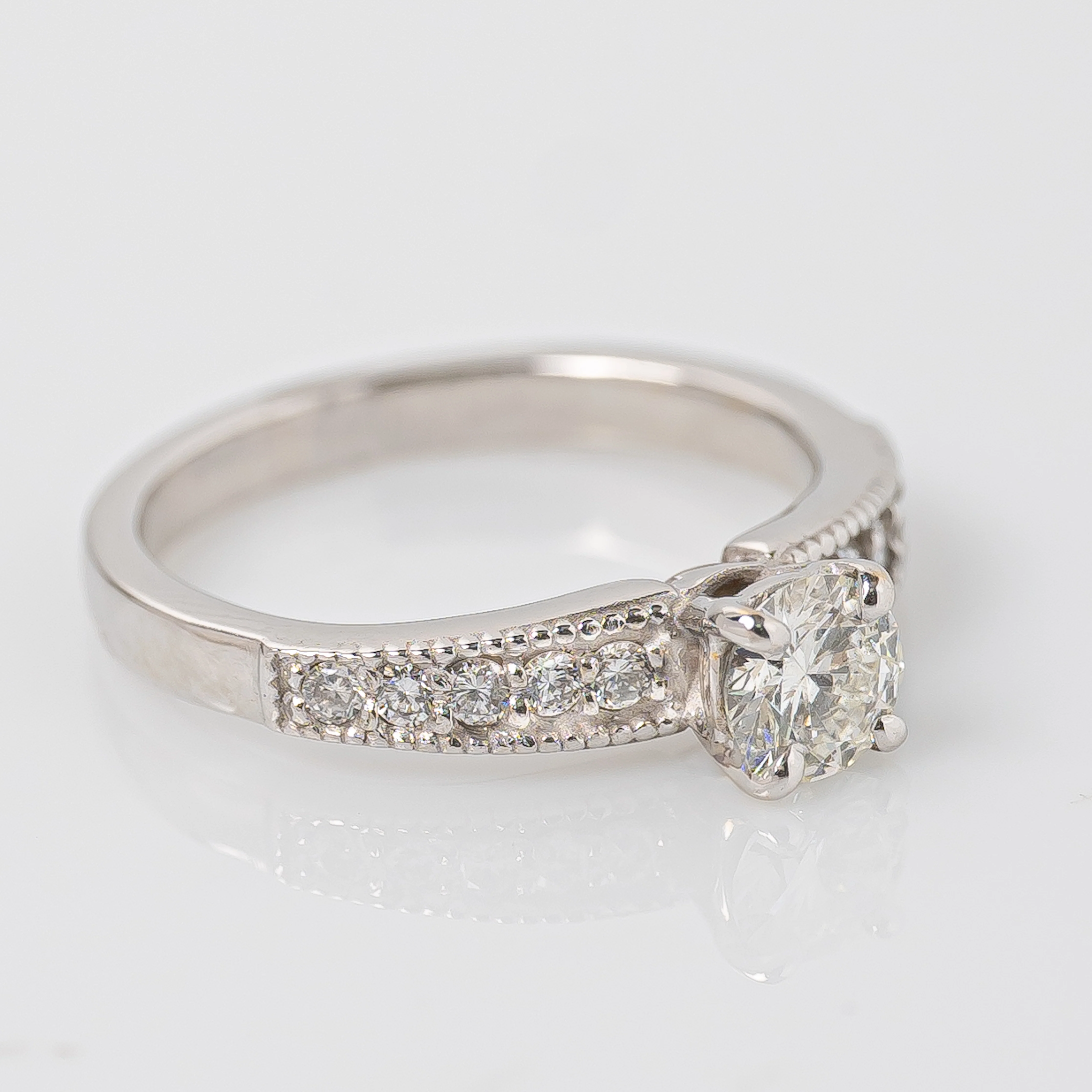 Anillo Compromiso Diamantes Nat Talla 5 - Image 3