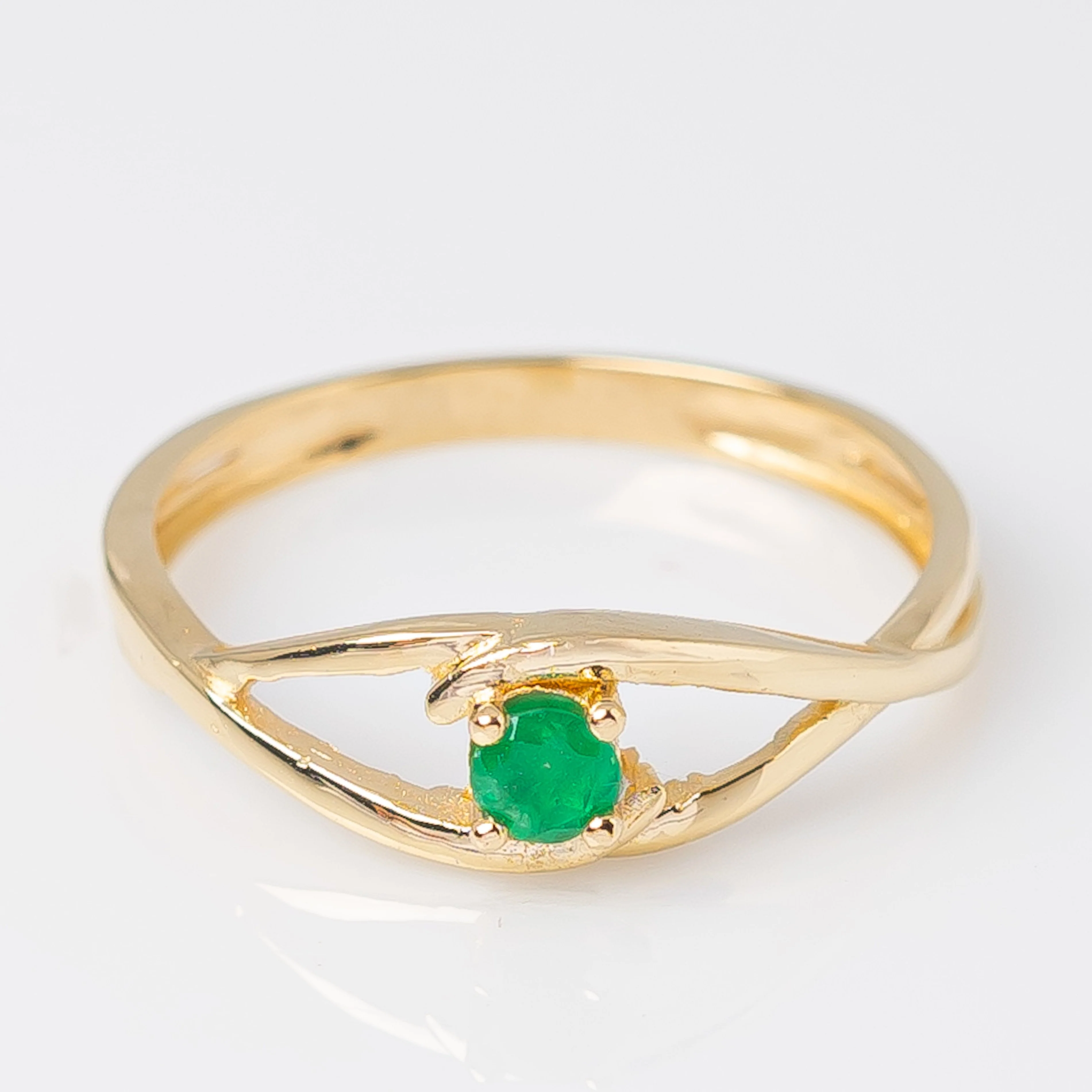 Anillo Esmeralda 0.30ct/Talla 7 3/4 - Image 3