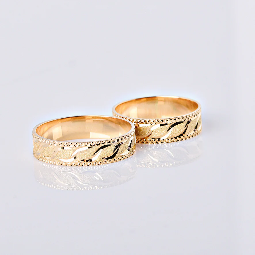 Anillos De Boda Mate Y Diamantados - Image 4