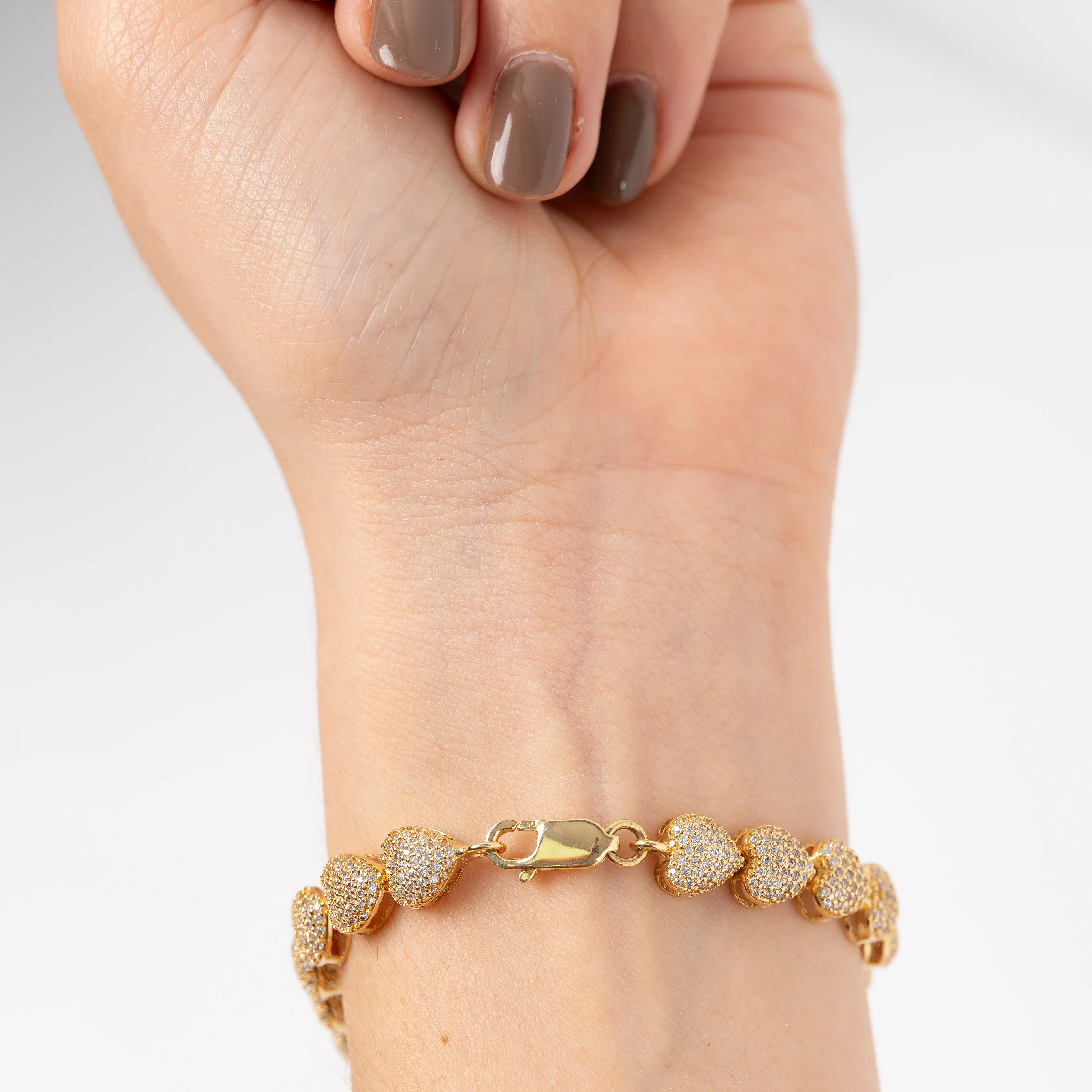 Pulsera Corazones Casting 19cm - Image 3